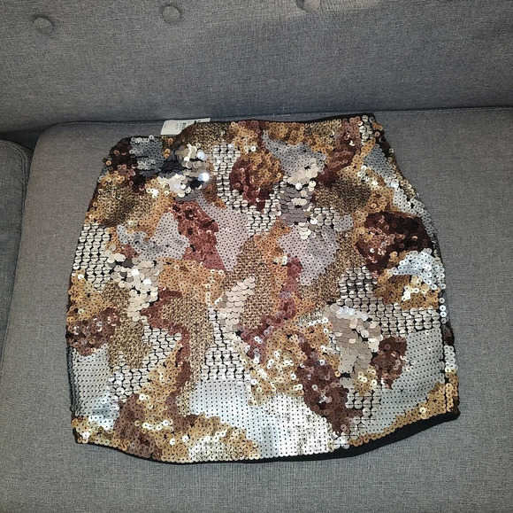 NWT Express Sequence mini Skirt XS - Picture 1 of 5